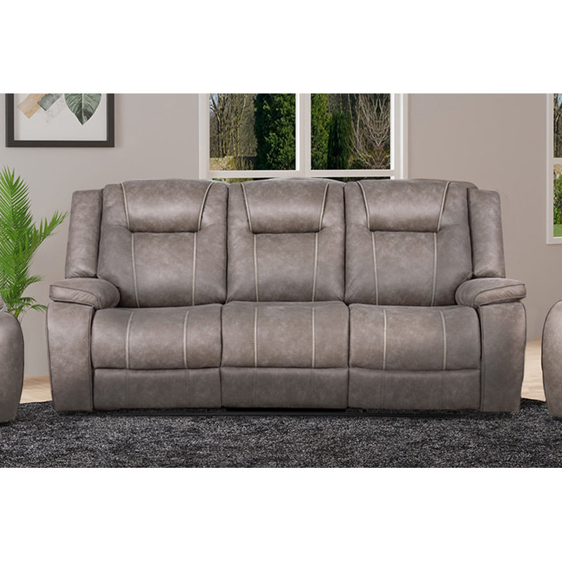 Wade Logan® Brana 88.2'' Pillow Top Arm Reclining Sofa Wayfair